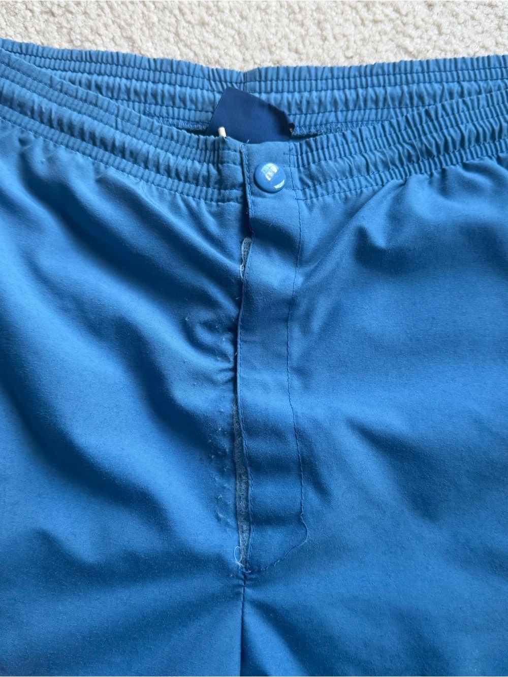 Vintage Nike Blue Cargo Pants Medium Y2K Nylon Utility Track Parachute Pants - Picture 5 of 8
